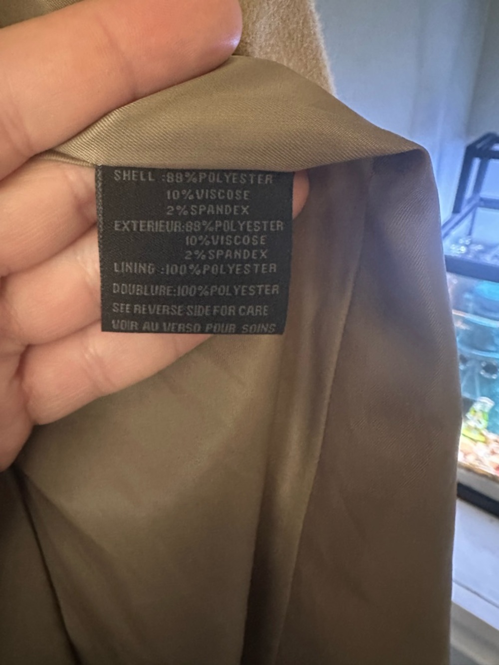 Steve Madden Plus Size Peacoat Belted Skirted Coat - Picture 6 of 6